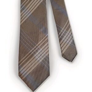 Micheal Kohrs Men's Dress Tie, 100% Silk Tartan Plaid Pattern 59 Inches